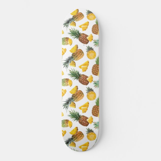 Pineapple Pattern Skateboard (Front)
