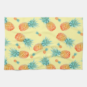 Pineapple Pattern Tea Towel
