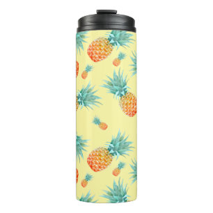 Pineapple Pattern Thermal Tumbler