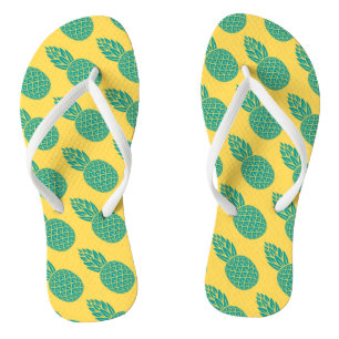 Pineapple Pattern Thongs