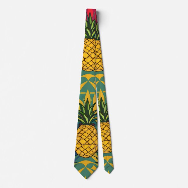 Pineapple Pattern  Tie (Front)