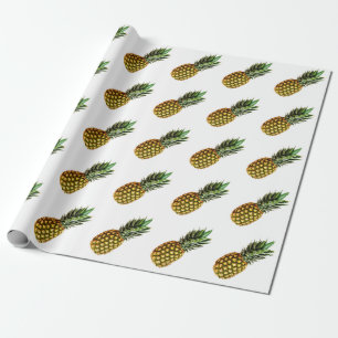 Pineapple pattern wrapping paper