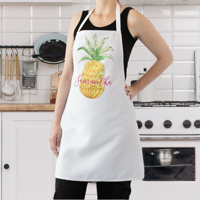 Pineapple Personalised Apron (Creator Uploaded)