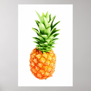 Pineapple, Pineapple poster, Pineapple canvas, Poster