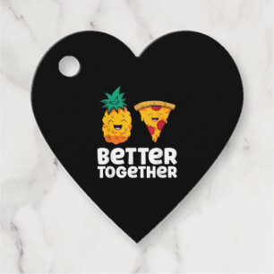 Pineapple Pizza Better Together Fun Food Design Favour Tags