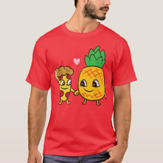 Pineapple Pizza Cute Pizza Hawaii Funny Pineapple  T-Shirt