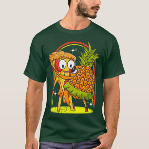 Pineapple Pizza Food Hawaiian Italian Funny Humour T-Shirt