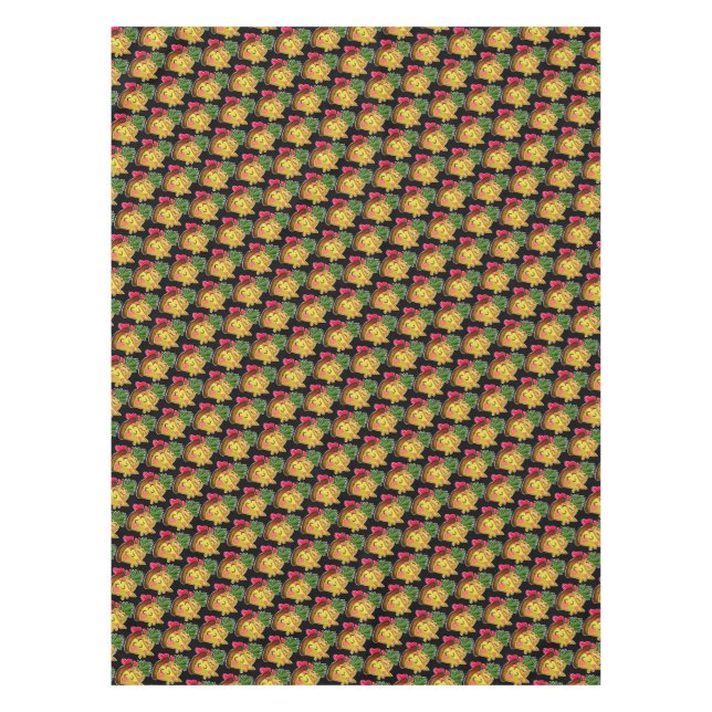 Pineapple Pizza Love Tablecloth (Front)