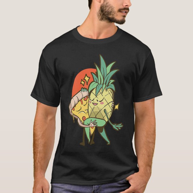 Pineapple Pizza   Pizza day Pizza Hawaii T-Shirt (Front)