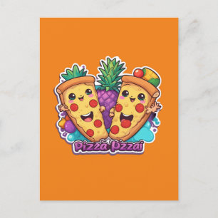 Pineapple Pizza Postcard