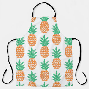 Pineapple Play: Fun Pattern Delight. Apron