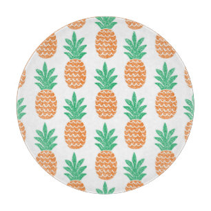 Pineapple Play: Fun Pattern Delight. Cutting Board