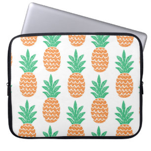 Pineapple Play: Fun Pattern Delight. Laptop Sleeve