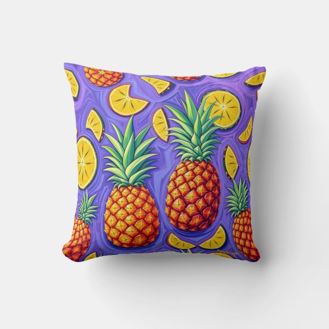 Pineapple Pop - Pineapple Empire Cushion (Front)