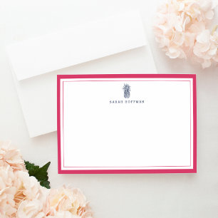 Pineapple Prep   Personalised Stationery Card