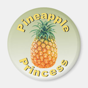 Pineapple Princess Magnet