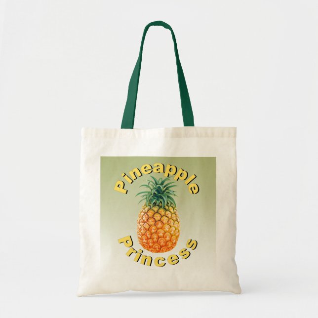 Pineapple Princess Tote Bag (Front)