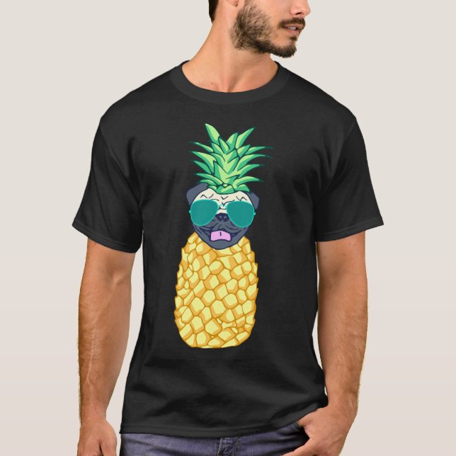 pineapple pug 192 T-Shirt (Front)
