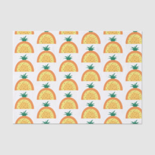 Pineapple Rainbow Pattern, Yellow & Orange Tissue Paper