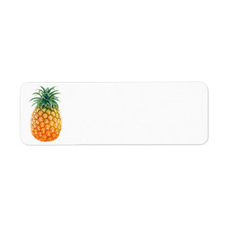 Pineapple Return Address Label
