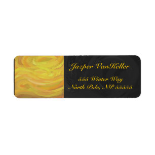 Pineapple Return Address Label