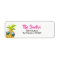 Pineapple Return Address Label Tropical Aloha Luau