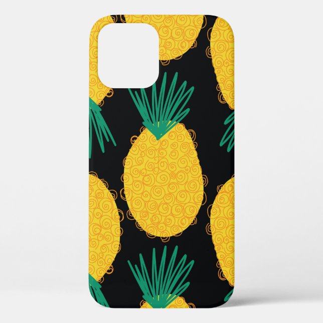 Pineapple seamless abstract pattern. Contemporary  Case-Mate iPhone Case (Back)