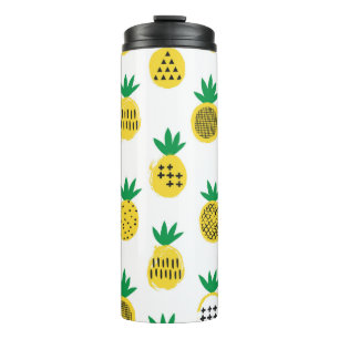 Pineapple seamless pattern. Kid design. Thermal Tumbler