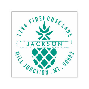 Pineapple Self-Inking Return Address Stamp