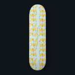 Pineapple skateboard 'Don't Look Back"<br><div class="desc">Modern colourful Skateboard with pineapple pattern</div>