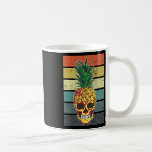Pineapple Skull Aloha Beaches Hawaiian Hawaii Skel Coffee Mug