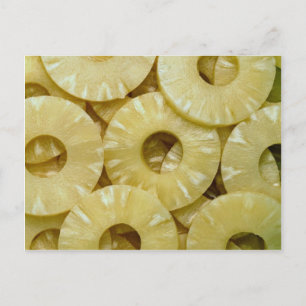 Pineapple slices postcard