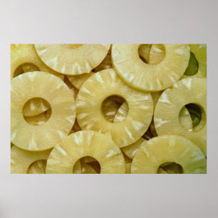 Pineapple slices poster