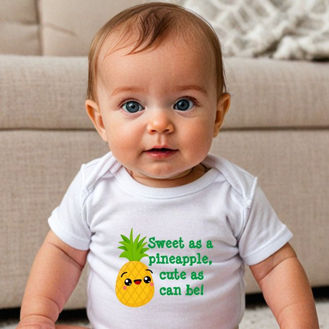 Pineapple Smile Baby Bodysuit (Creator Uploaded)