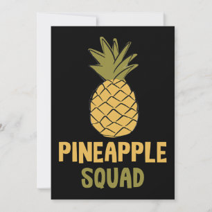 Pineapple Squad Vitamins Healthy Food Invitation