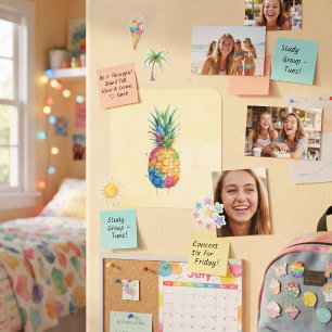 Pineapple Square Sticker