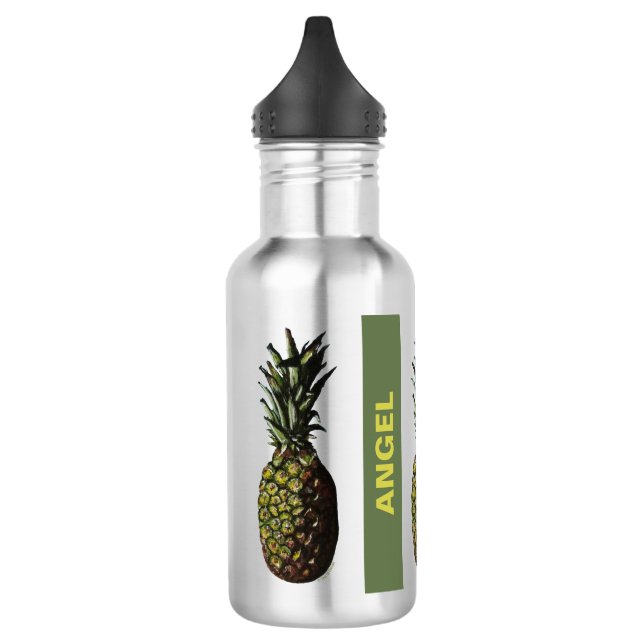 Pineapple Stainless Steel Water Bottle (Left)