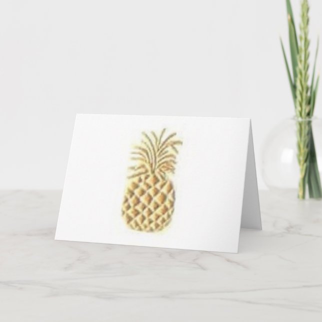 Pineapple Stamp Card (Front)