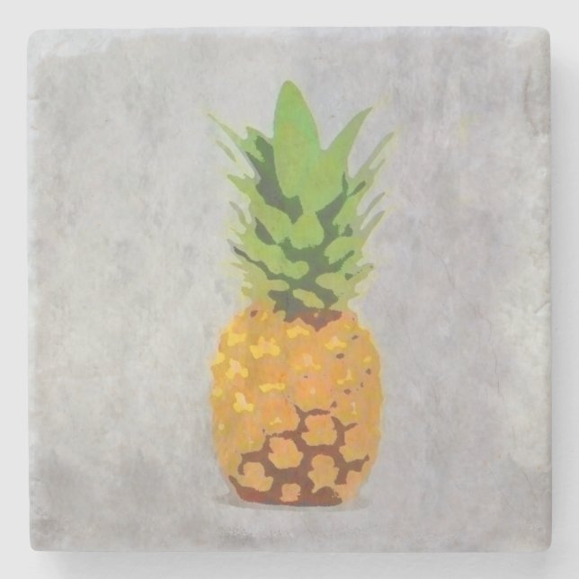 Pineapple Stone Coaster (Front)