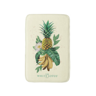 Pineapple Suite at The White Lotus Bath Mat