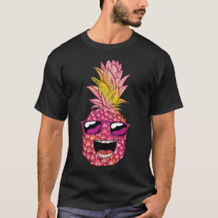 Pineapple Summer Hawaiian Party Funny Fruit Lover  T-Shirt