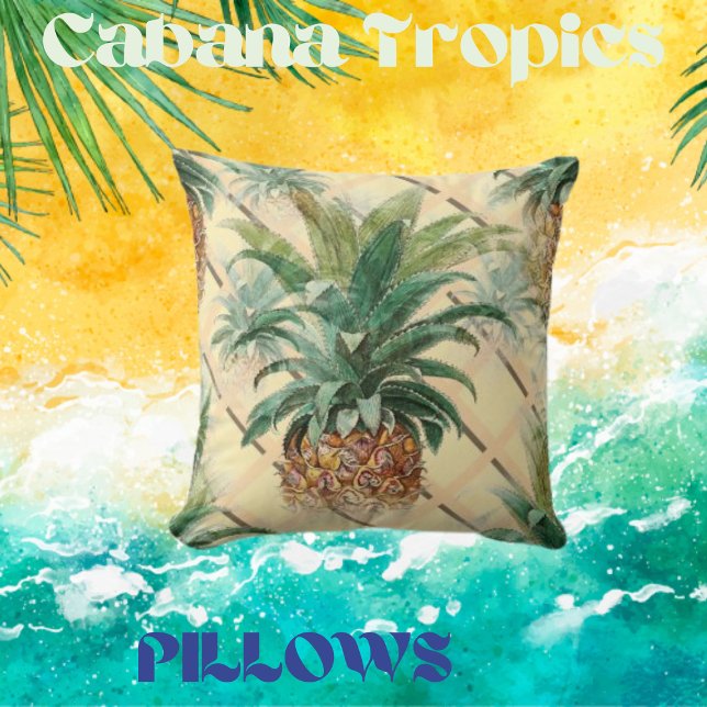 Pineapple Summer Themed  Cushion (Creator Uploaded)