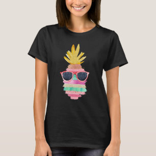 Pineapple Sunglasses Aloha Beaches Hawaii Hawaiian T-Shirt