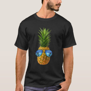 Pineapple Sunglasses Aloha Beaches Hawaii Hawaiian T-Shirt