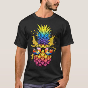 Pineapple Sunglasses Aloha Beaches Hawaii Party T-Shirt