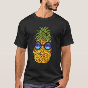 Pineapple Sunglasses Aloha Beaches Hawaiian Hawaii T-Shirt
