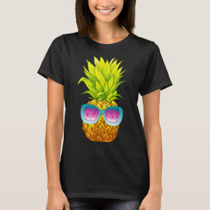 Pineapple Sunglasses Beach Funny Summer T-Shirt