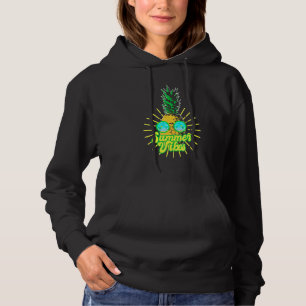 Pineapple Sunglasses Beaches Hawaiian Summer Vibes Hoodie