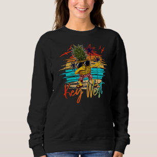 Pineapple Sunglasses Dabbing Key West Florida Summ Sweatshirt