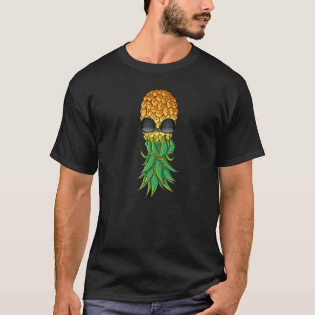 Pineapple Sunglasses Summer Aloha Hawaii T-Shirt (Front)